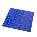 Cobalt Blue 12x12 Glossy Square Glass Mosaic Tile (10 pack, 9.67 sq ft/case) - Sample