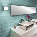 Sky Blue 3x6 Glossy Subway Glass Tile (40 pack, 5 sq ft/case)