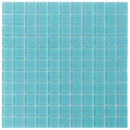 Sky Blue 12x12 Matte Square Glass Mosaic Tile (10 pack, 9.67 sq ft/case)
