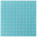 Sky Blue 12x12 Matte Square Glass Mosaic Tile (10 pack, 9.67 sq ft/case) - Sample
