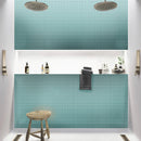 Sky Blue 12x12 Matte Square Glass Mosaic Tile (10 pack, 9.67 sq ft/case) - Sample
