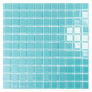 Sky Blue 12x12 Glossy Square Glass Mosaic Tile (10 pack, 9.67 sq ft/case) - Sample