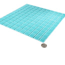 Sky Blue 12x12 Glossy Square Glass Mosaic Tile (10 pack, 9.67 sq ft/case) - Sample