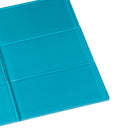 Sapphire Blue 3x6 Glossy Subway Glass Tile (40 pack, 5 sq ft/case) - Sample