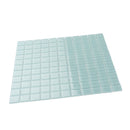 Blizzard Blue 12x12 Glossy Square Glass Mosaic Tile (10 pack, 9.67 sq ft/case)