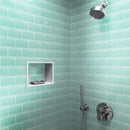 Blizzard Blue 3x6 Glossy Subway Glass Tile (40 pack, 5 sq ft/case)