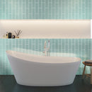 Blizzard Blue 4x16 Glossy Subway Glass Tile (12 pack, 5.33 sq ft/case)