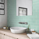 Blizzard Blue 3x6 Matte Subway Glass Tile (40 pack, 5 sq ft/case)