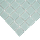 Blizzard Blue 12x12 Matte Square Glass Mosaic Tile (10 pack, 9.67 sq ft/case) - Sample