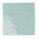 Blizzard Blue 3x12 Glossy Subway Glass Tile (20 pack, 5 sq ft/case)