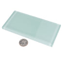 Blizzard Blue 3x6 Glossy Subway Glass Tile (40 pack, 5 sq ft/case)