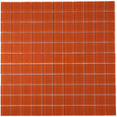 Orange 12x12 Glossy Square Glass Mosaic Tile (10 pack, 9.67 sq ft/case) - Sample