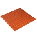Orange 12x12 Glossy Square Glass Mosaic Tile (10 pack, 9.67 sq ft/case) - Sample