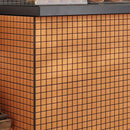 Orange 12x12 Matte Square Glass Mosaic Tile (10 pack, 9.67 sq ft/case)
