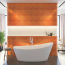 Orange 12x12 Glossy Square Glass Mosaic Tile (10 pack, 9.67 sq ft/case)