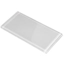 White 3x6 Glossy Subway Glass Tile (40 pack, 5 sq ft/case)