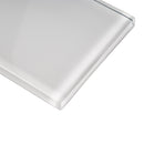 White 3x6 Glossy Subway Glass Tile (40 pack, 5 sq ft/case) - Sample