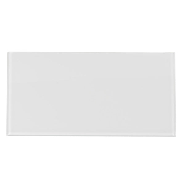 White 8x16 Glossy Subway Glass Tile (15 pack, 13.33 sq ft/case), photo 2 of 9