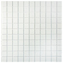 White 12x12 Matte Square Glass Mosaic Tile (10 pack, 9.67 sq ft/case)