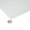 White 12x12 Matte Square Glass Mosaic Tile (10 pack, 9.67 sq ft/case) - Sample