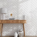 White 3x12 Matte Subway Glass Tile (20 pack, 5 sq ft/case)