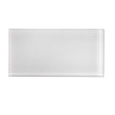 White 3x6 Matte Subway Glass Tile (40 pack, 5 sq ft/case)