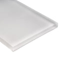 White 3x6 Matte Subway Glass Tile (40 pack, 5 sq ft/case)