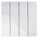 White 3x12 Glossy Subway Glass Tile (20 pack, 5 sq ft/case) - Sample