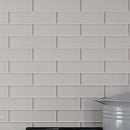 Warm Greige 3x12 Glossy Subway Glass Tile (20 pack, 5 sq ft/case)