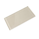 Lace White 3x6 Glossy Subway Glass Tile (40 pack, 5 sq ft/case) - Sample