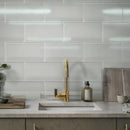 Warm Greige 8x16 Glossy Subway Glass Tile (15 pack, 13.33 sq ft/case)