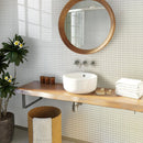 Warm Greige 12x12 Matte Square Glass Mosaic Tile (10 pack, 9.67 sq ft/case) - Sample
