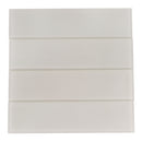 Lace White 3x12 Matte Subway Glass Tile (20 pack, 5 sq ft/case) - Sample