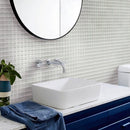 Lace White 12x12 Glossy Square Glass Mosaic Tile (10 pack, 9.67 sq ft/case) - Sample