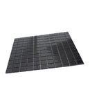 Black 12x12 Glossy Square Glass Mosaic Tile (10 pack, 9.67 sq ft/case)