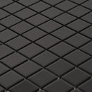 Black 12x12 Glossy Square Glass Mosaic Tile (10 pack, 9.67 sq ft/case)