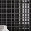 Black 12x12 Glossy Square Glass Mosaic Tile (10 pack, 9.67 sq ft/case)