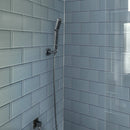 Gray 3x6 Glossy Subway Glass Tile (40 pack, 5 sq ft/case)