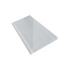 Gray 3x6 Glossy Subway Glass Tile (40 pack, 5 sq ft/case) - Sample
