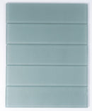 Stone Blue 3x12 Matte Subway Glass Tile (20 pack, 5 sq ft/case) - Sample