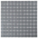 Coin Gray 12x12 Glossy Square Glass Mosaic Tile (10 pack, 9.67 sq ft/case)