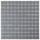 Coin Gray 12x12 Glossy Square Glass Mosaic Tile (10 pack, 9.67 sq ft/case) - Sample
