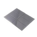 Coin Gray 3x6 Glossy Subway Glass Tile (40 pack, 5 sq ft/case)