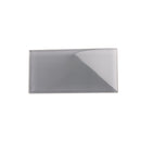 Coin Gray 3x6 Glossy Subway Glass Tile (40 pack, 5 sq ft/case) - Sample