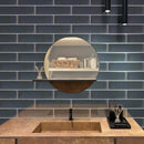 Coin Gray 4x16 Glossy Subway Glass Tile (12 pack, 5.33 sq ft/case)