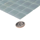 Coin Gray 12x12 Matte Square Glass Mosaic Tile (10 pack, 9.67 sq ft/case) - Sample