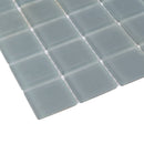 Coin Gray 12x12 Matte Square Glass Mosaic Tile (10 pack, 9.67 sq ft/case) - Sample