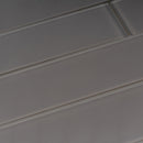 Ash Gray 3x12 Glossy Subway Glass Tile (20 pack, 5 sq ft/case)
