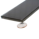 Ash Gray 3x12 Glossy Subway Glass Tile (20 pack, 5 sq ft/case) - Sample