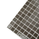 Ash Gray 12x12 Glossy Square Glass Mosaic Tile (10 pack, 9.67 sq ft/case) - Sample